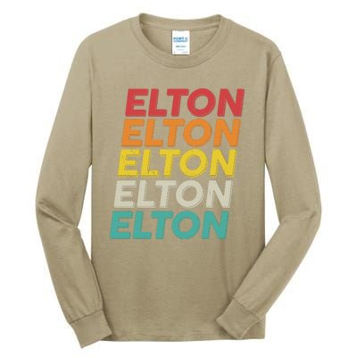 Vintage Retro Elton Tall Long Sleeve T-Shirt