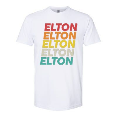 Vintage Retro Elton Softstyle® CVC T-Shirt