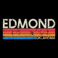 Vintage Retro Edmond Oklahoma Distressed Button