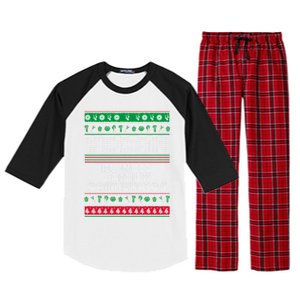 Vegan Ruining Family Gatherings Funny Plant Based Christmas Cute Gift Raglan Sleeve Pajama Set