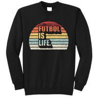 Vintage Retro Futbol Is Life Sweatshirt