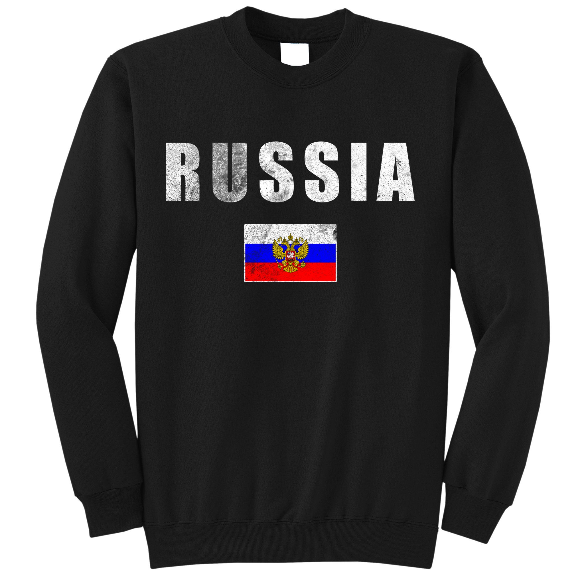 Vintage Russia Flag Sweatshirt