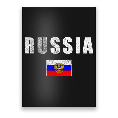 Vintage Russia Flag Poster