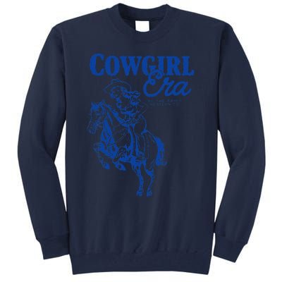 Vintage Retro Funny Cowgirl Era We The Babes Western Co Tall Sweatshirt