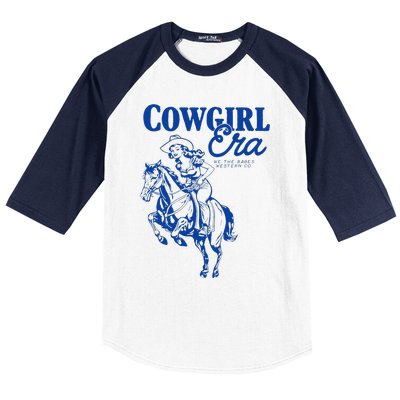 Vintage Retro Funny Cowgirl Era We The Babes Western Co Baseball Sleeve Shirt