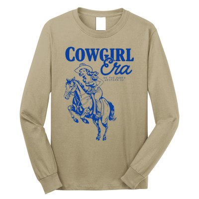 Vintage Retro Funny Cowgirl Era We The Babes Western Co Long Sleeve Shirt