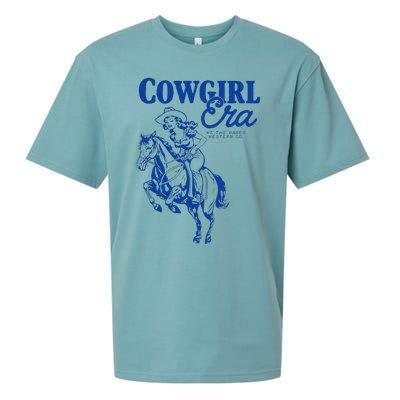 Vintage Retro Funny Cowgirl Era We The Babes Western Co Sueded Cloud Jersey T-Shirt