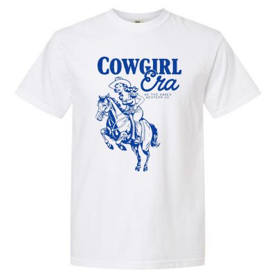 Vintage Retro Funny Cowgirl Era We The Babes Western Co Garment-Dyed Heavyweight T-Shirt