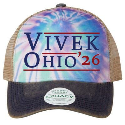 Vivek Ramaswamy For Governor Of Ohio 2026 Vivek 2026 Legacy Tie Dye Trucker Hat