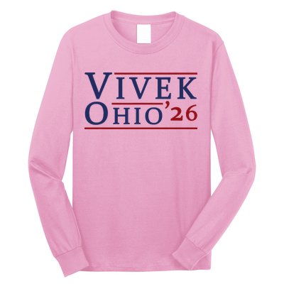 Vivek Ramaswamy For Governor Of Ohio 2026 Vivek 2026 Long Sleeve Shirt
