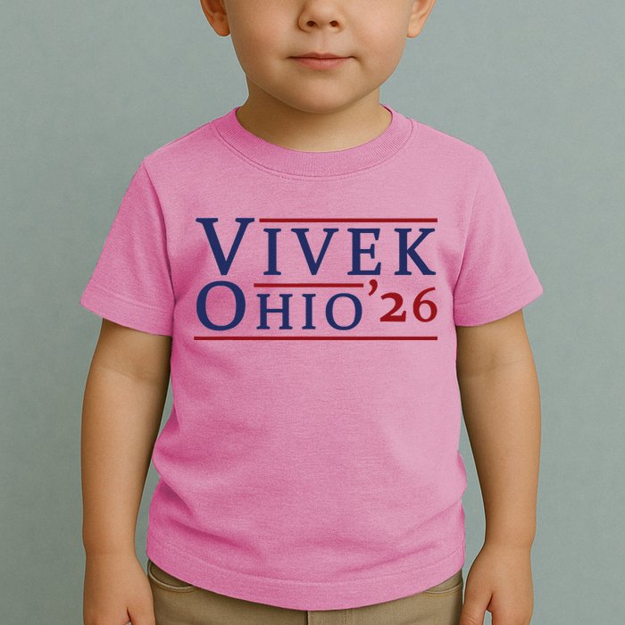 Vivek Ramaswamy For Governor Of Ohio 2026 Vivek 2026 Toddler T-Shirt