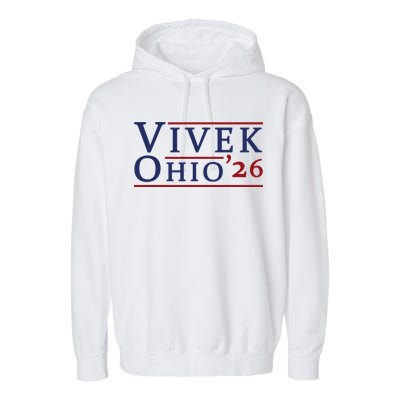 Vivek Ramaswamy For Governor Of Ohio 2026 Vivek 2026 Garment-Dyed Fleece Hoodie
