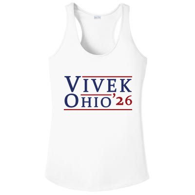 Vivek Ramaswamy For Governor Of Ohio 2026 Vivek 2026 Ladies PosiCharge Competitor Racerback Tank