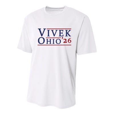 Vivek Ramaswamy For Governor Of Ohio 2026 Vivek 2026 Youth Performance Sprint T-Shirt
