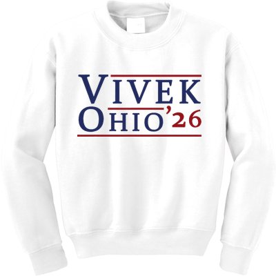 Vivek Ramaswamy For Governor Of Ohio 2026 Vivek 2026 Kids Sweatshirt