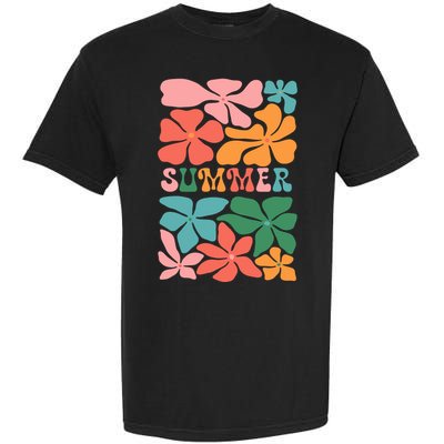 Vintage Retro Floral Summer Garment-Dyed Heavyweight T-Shirt