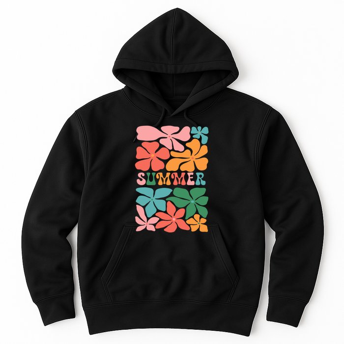 Vintage Retro Floral Summer Hoodie