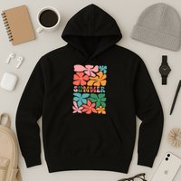 Vintage Retro Floral Summer Hoodie