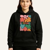 Vintage Retro Floral Summer Hoodie