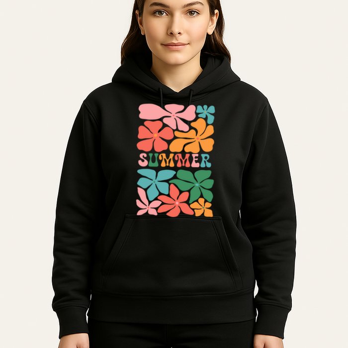 Vintage Retro Floral Summer Hoodie