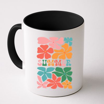 Vintage Retro Floral Summer Mug