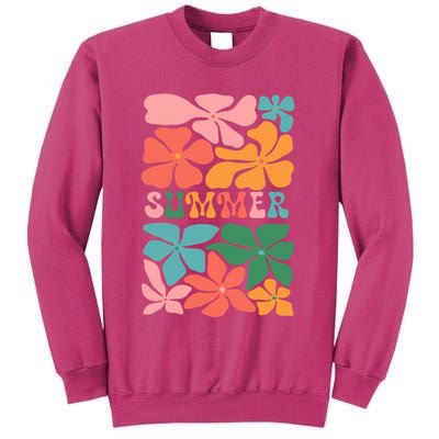 Vintage Retro Floral Summer Sweatshirt
