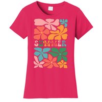 Vintage Retro Floral Summer Women's T-Shirt