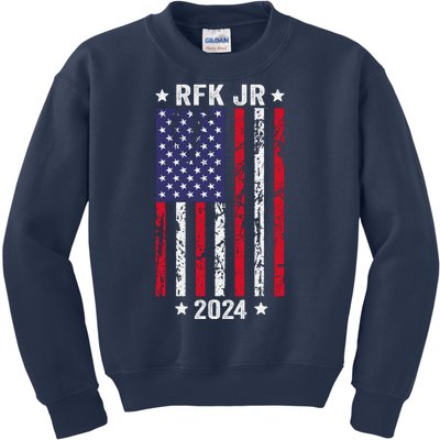 Vote Robert F Kennedy For President Cool Vintage Flag Kids Sweatshirt