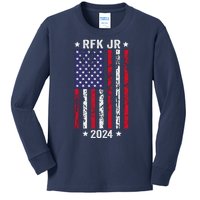 Vote Robert F Kennedy For President Cool Vintage Flag Kids Long Sleeve Shirt