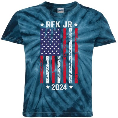 Vote Robert F Kennedy For President Cool Vintage Flag Kids Tie-Dye T-Shirt