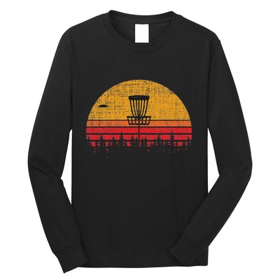 Vintage Retro Frolf Frisbee Disc Golf Long Sleeve Shirt