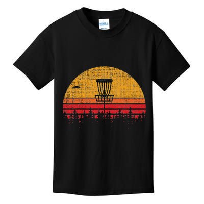Vintage Retro Frolf Frisbee Disc Golf Kids T-Shirt