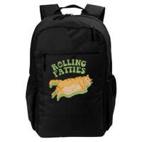 Vintage Rolling Fatties Cat Retro Kitty Kitten Meow Daily Commute Backpack