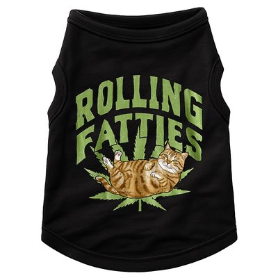 Vintage Rolling Fatties Cat Retro Kitty Kitten Doggie Tank