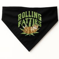 Vintage Rolling Fatties Cat Retro Kitty Kitten USA-Made Doggie Bandana