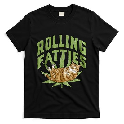 Vintage Rolling Fatties Cat Retro Kitty Kitten T-Shirt