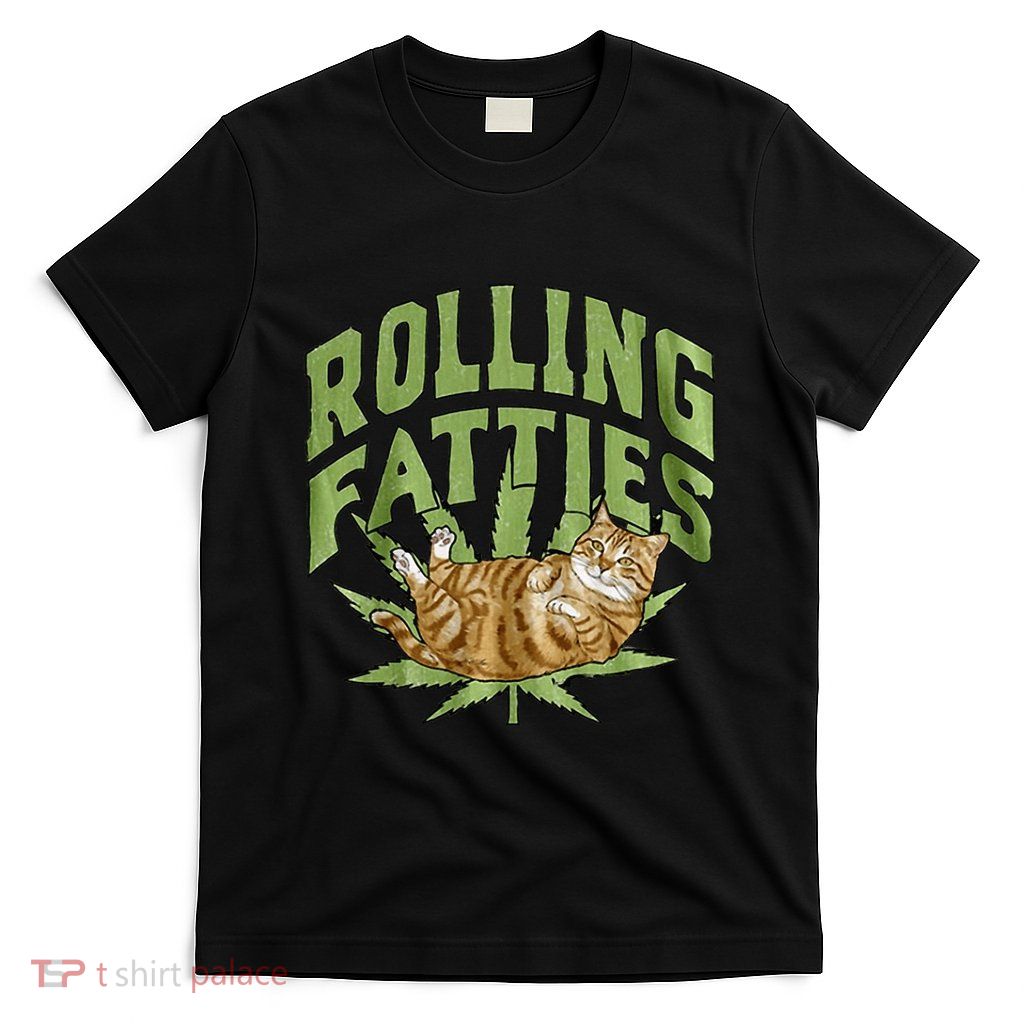 Vintage Rolling Fatties Cat Retro Kitty Kitten T-Shirt