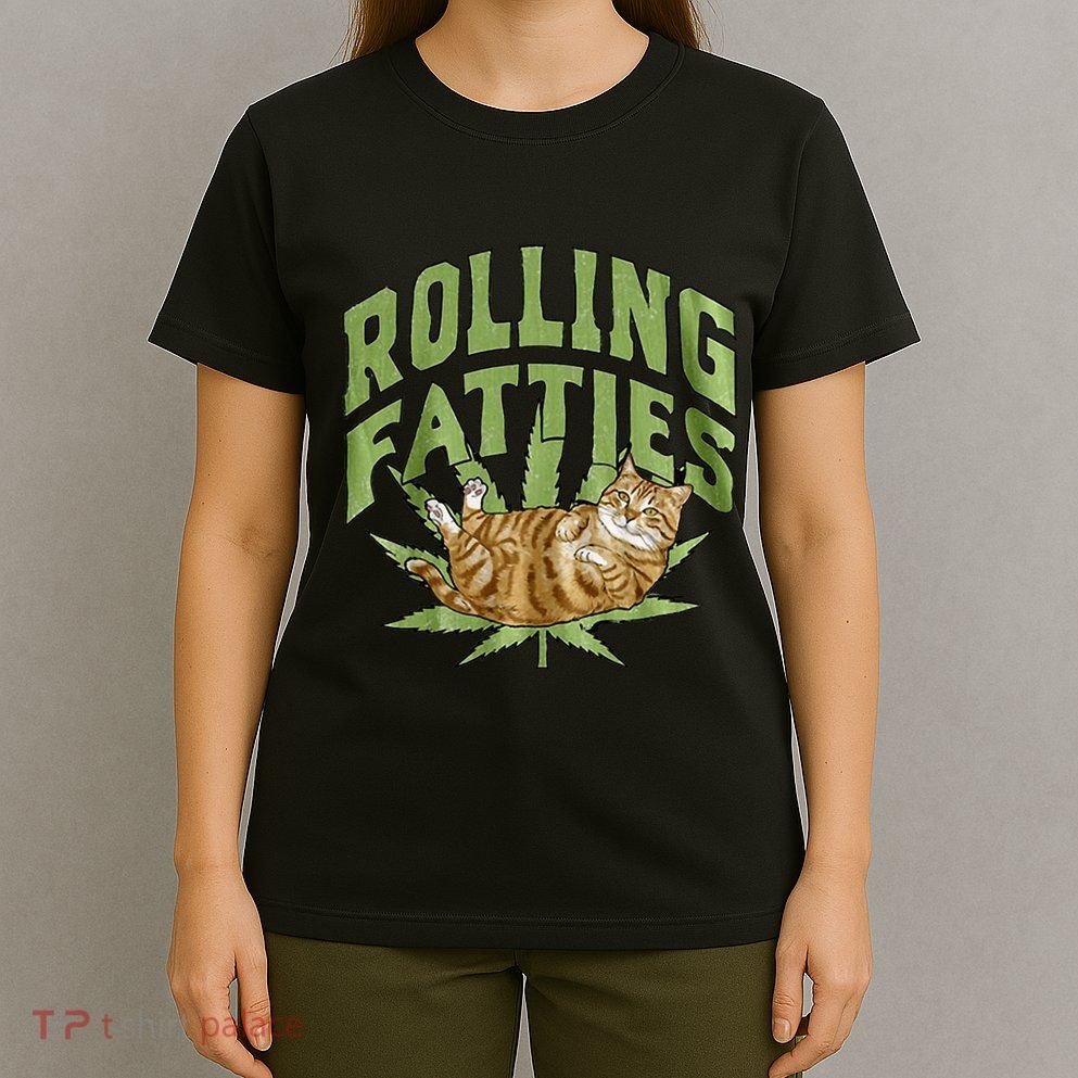 Vintage Rolling Fatties Cat Retro Kitty Kitten T-Shirt