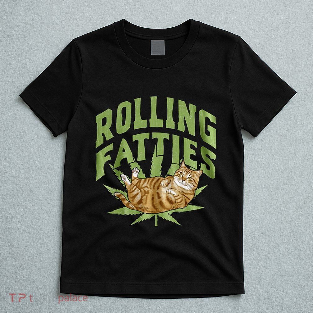 Vintage Rolling Fatties Cat Retro Kitty Kitten T-Shirt