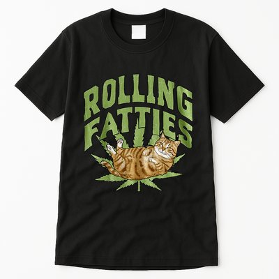 Vintage Rolling Fatties Cat Retro Kitty Kitten Tall T-Shirt