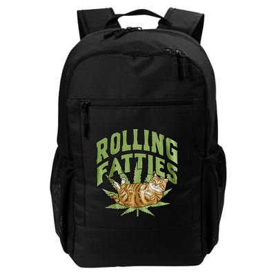 Vintage Rolling Fatties Cat Retro Kitty Kitten Backpack