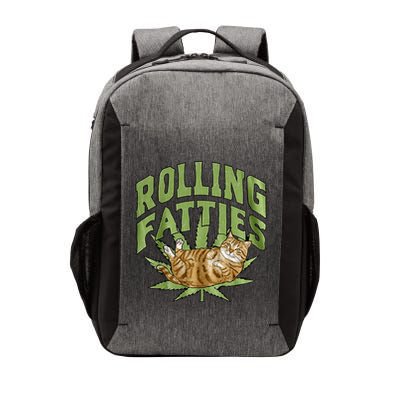 Vintage Rolling Fatties Cat Retro Kitty Kitten Vector Backpack