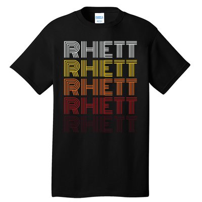 Vintage Rhett First Name Rhett Tall T-Shirt