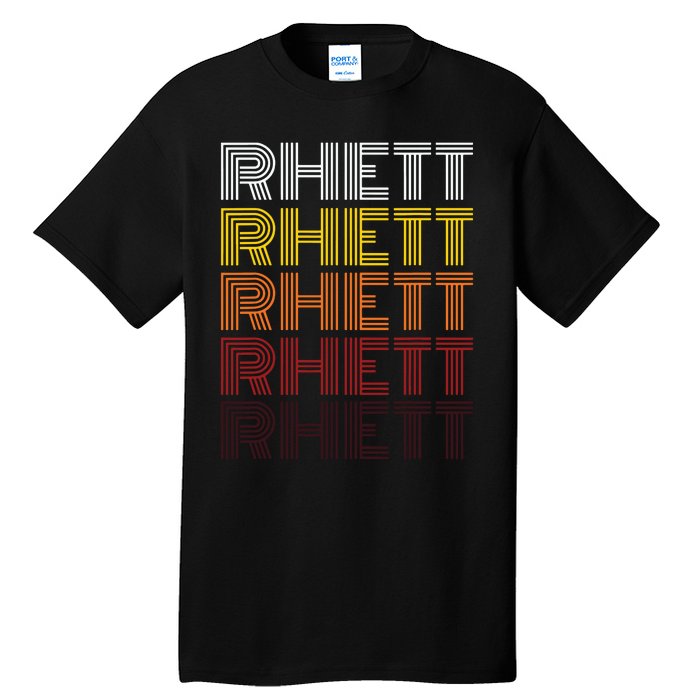 Vintage Rhett First Name Rhett Tall T-Shirt