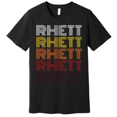 Vintage Rhett First Name Rhett Premium T-Shirt