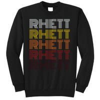 Vintage Rhett First Name Rhett Tall Sweatshirt