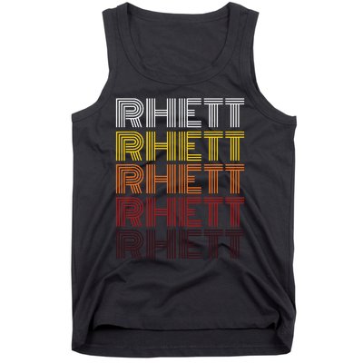 Vintage Rhett First Name Rhett Tank Top