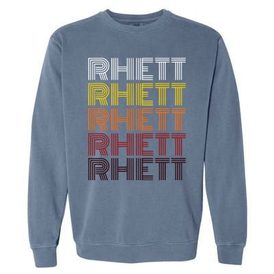 Vintage Rhett First Name Rhett Garment-Dyed Sweatshirt