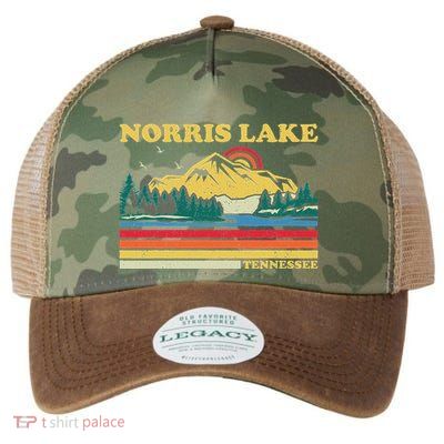 Vintage Retro Family Vacation Tennessee Norris Lake Legacy Tie Dye Trucker Hat