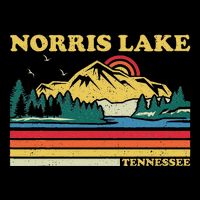 Vintage Retro Family Vacation Tennessee Norris Lake Bucket Hat